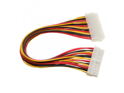 Захранващ кабел 24 Pin Male to 24 Pin Female Power Supply 30cm